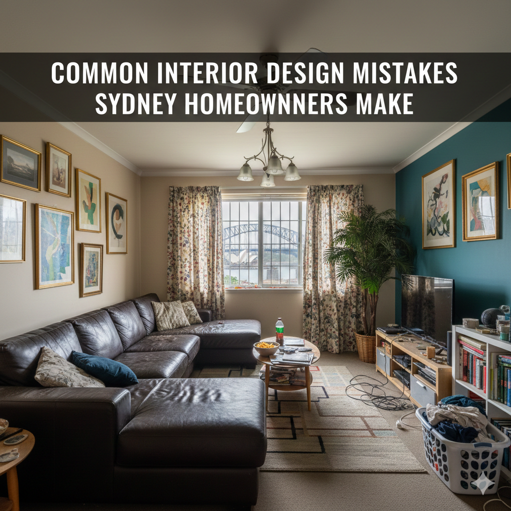 Common Interior Design Mistakes Sydney Homeowners Make